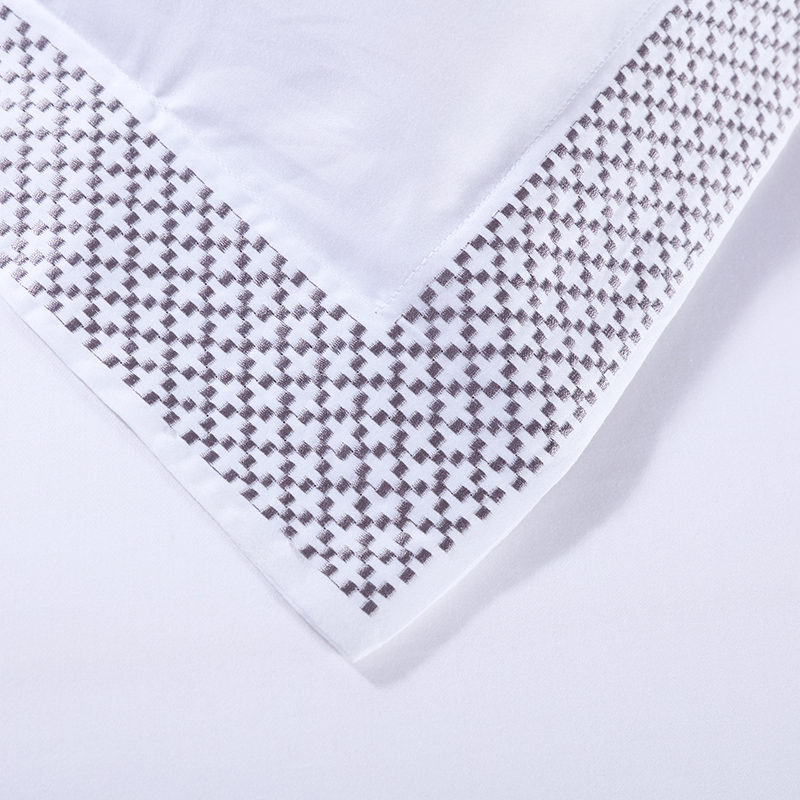 Juego de Ropa de Cama de Lujo con Nuevo Diseño de Bordado Personalizado para Hoteles Juego de Ropa de Cama de Lujo con Nuevo Diseño de Bordado Personalizado para Hoteles