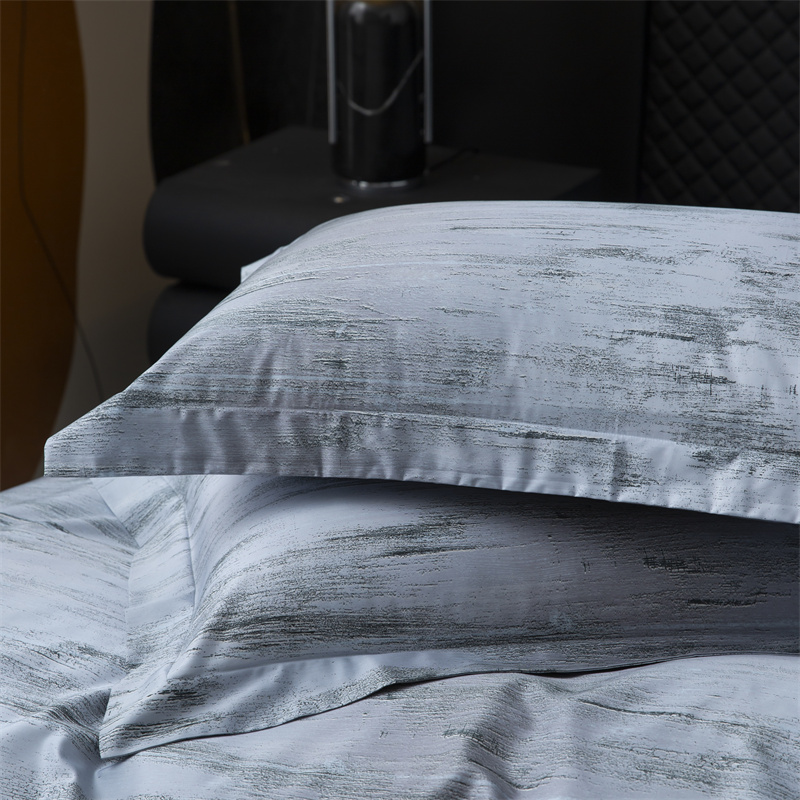 Juego de ropa de cama de algodón 100S con impresión digital impresionista Juego de ropa de cama de algodón 100S con impresión digital impresionista