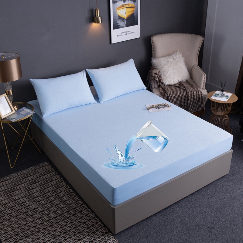 Protector de colchón impermeable de bambú sábana ajustable Protector de colchón impermeable de bambú sábana ajustable